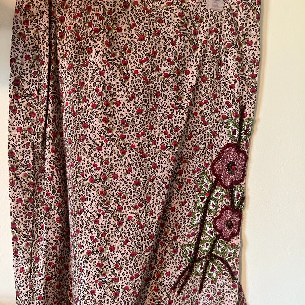 Dolce Apparel Womens' Skirt Animal Print Size M